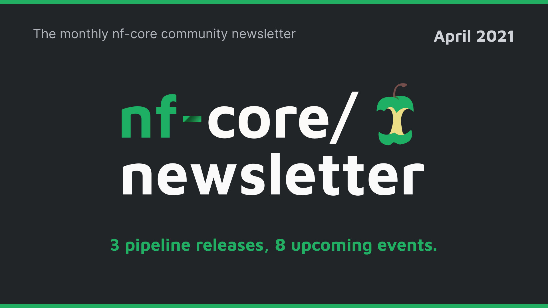 nf-core newsletter — April 2021