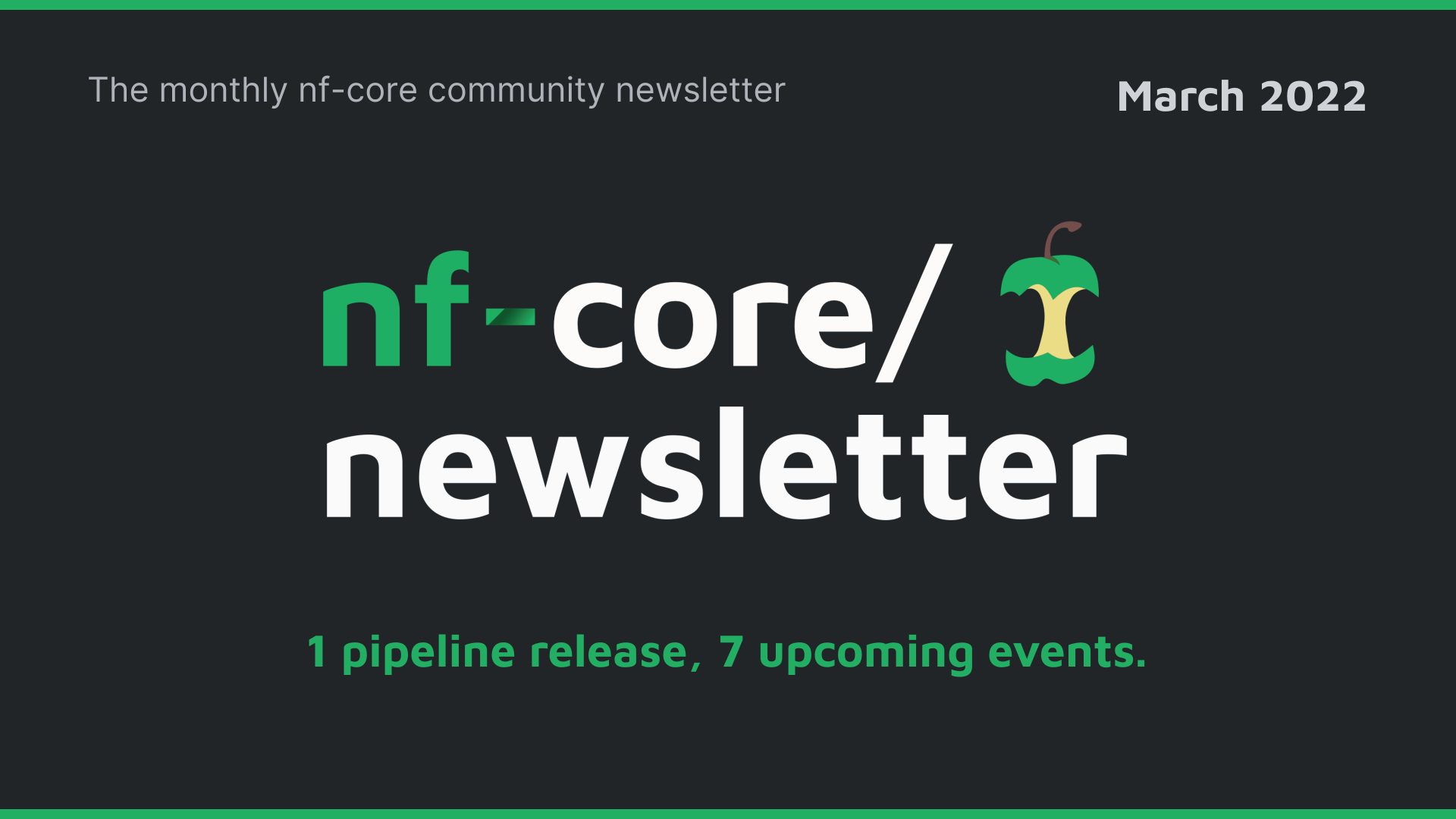 nf-core newsletter — March 2022