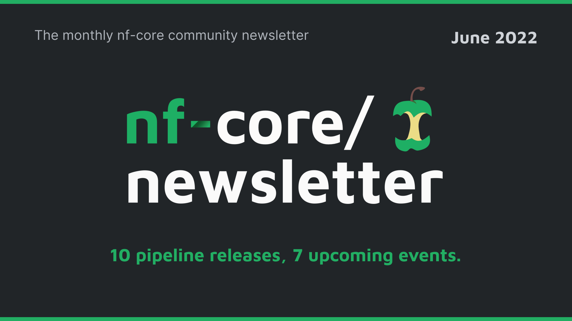 nf-core newsletter β June 2022