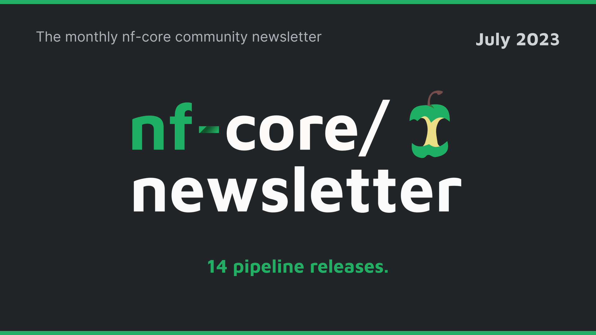 nf-core newsletter — July 2023