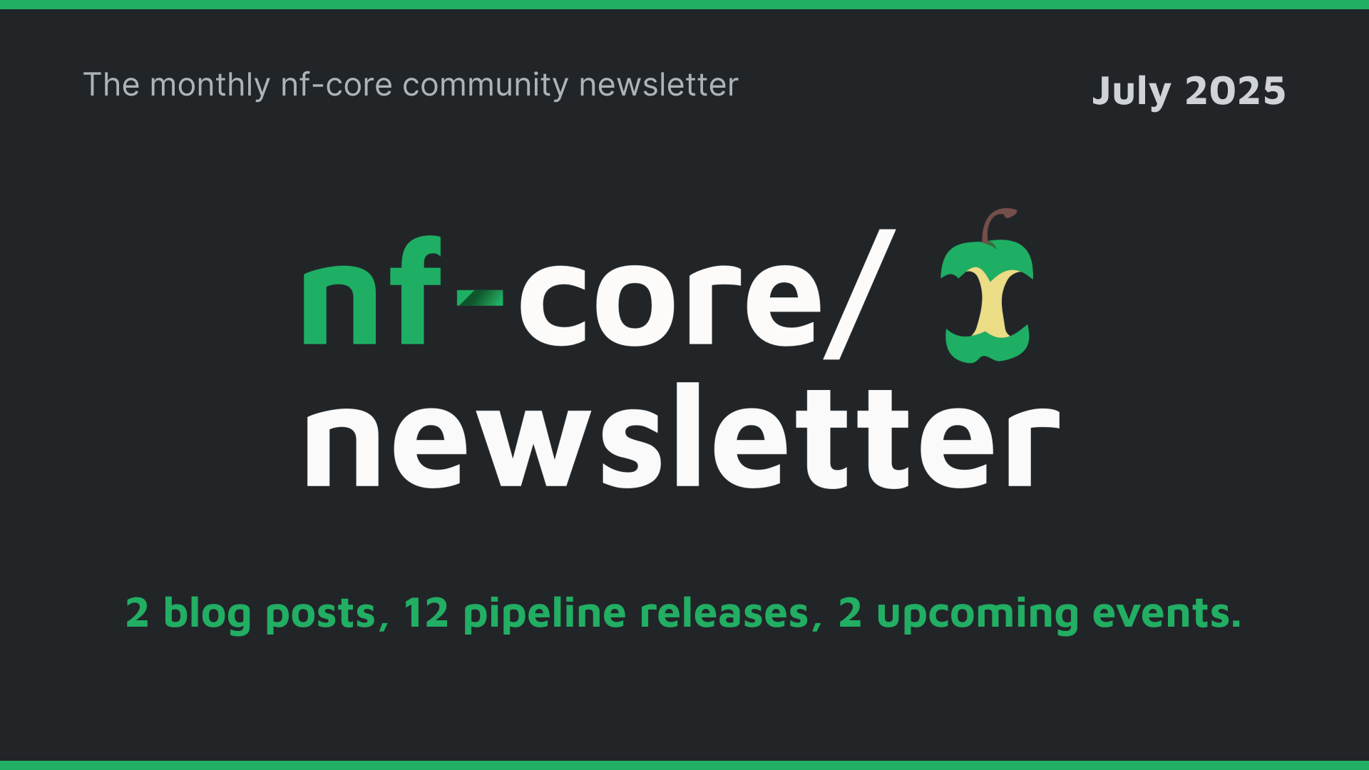 nf-core newsletter — July 2025